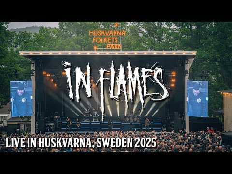 In Flames live in Huskvarna, Sweden - Jul 5, 2025