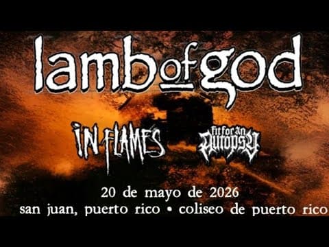 In Flames live in San Juan, Puerto Rico - May 20, 2026