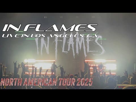 In Flames live in Los Angeles, USA - Apr 10, 2025