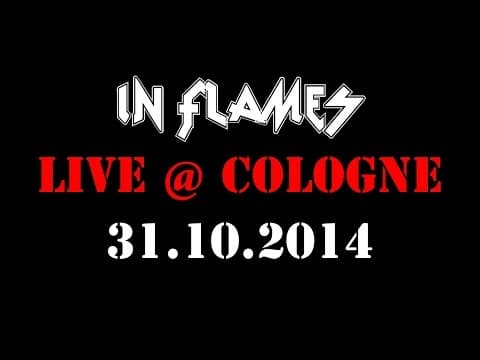 In Flames live in Cologne, Germany - Oct 31, 2014