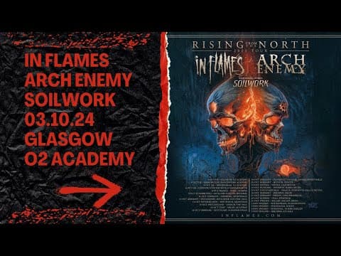 In Flames live in Glasgow, Scotland - Oct 3, 2024
