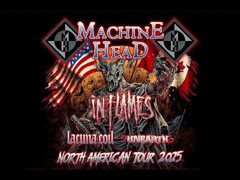 In Flames live in Montreal, Canada - Apr 27, 2025