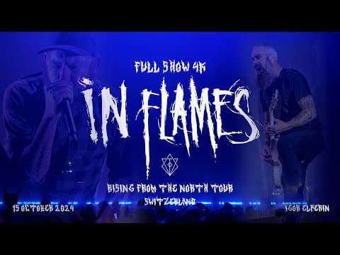 In Flames live in Dübendorf, Switzerland - Oct 15, 2024