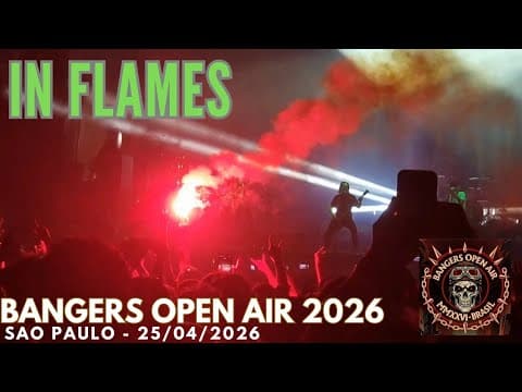 In Flames live in São Paulo, Brazil - Apr 25, 2026