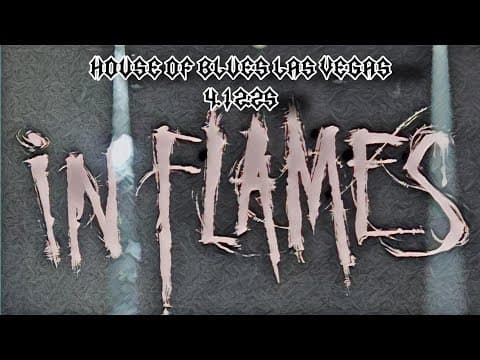 In Flames live in Las Vegas, USA - Apr 12, 2025
