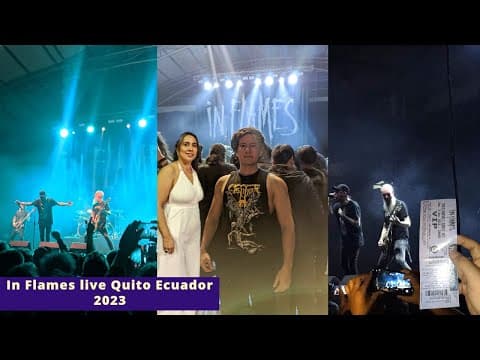 In Flames live in Quito, Ecuador - Nov 5, 2023