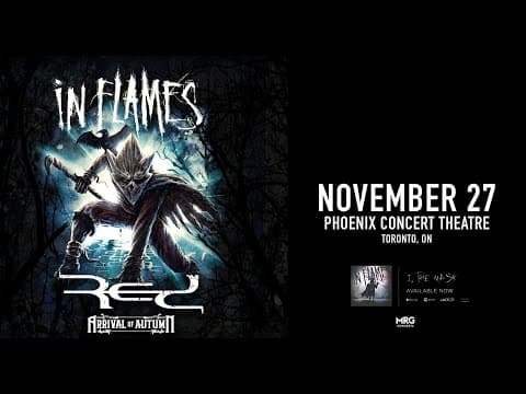 In Flames live in Toronto, Canada - Nov 27, 2019