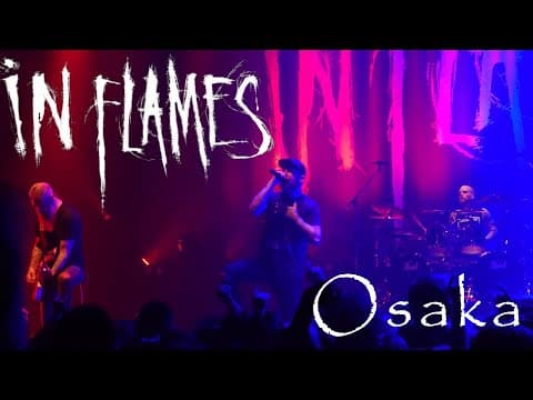In Flames live in Osaka, Japan - Jan 30, 2024